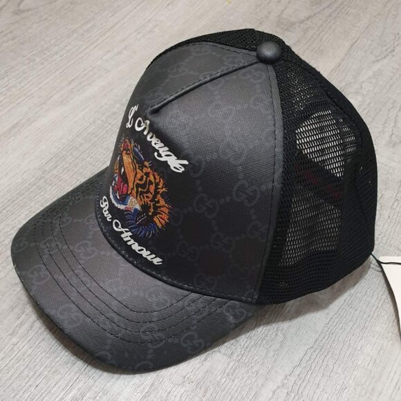 Tiger Baseball Mesh Cap Hat One Size Strap Back Fashion Unisex Accessory Gift - Picture 1 of 5